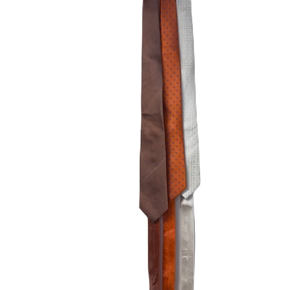 Richel Brown and Orange Tie Collection Accessories NWT